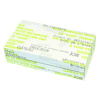 ヤマニパッケージ 贈答箱 ギフトBOX メランジェ 120 グリーン 20-468GR 1ケース(100個(50個×2))（直送品）