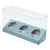 ヤマニパッケージ ギフト箱 ゼリー3本用 クリアケース 20-704 1ケース(100個(50個×2))（直送品）