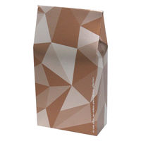 ヤマニパッケージ ギフト箱 ミロワール ブラウン M 袋セット 20-776BA 1ケース(200個(50個×4))（直送品）