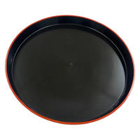 ニシキ 寿司桶 市松(50)黒・赤フチ 2305502300 1ケース(20個(5個×4))（直送品）