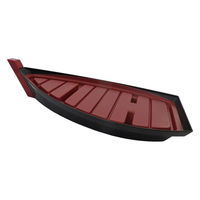 ニシキ 刺身容器 錦舟(中)黒 2335800600 1ケース(40個(5個×8))（直送品）