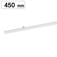 友屋 売場備品 ポップハンガー 新D2-450 白 金具2ケ付 40872*** 1ケース(1個)（直送品）