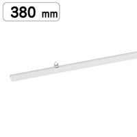 友屋 売場備品 ポップハンガー 新D2-380 白 金具2ケ付 40906*** 1ケース(1個)（直送品）