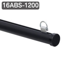 友屋 売場備品 メディアホルダー樹脂 16ABS-1200 黒 43586BLK 1ケース(1個)（直送品）