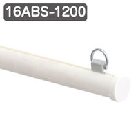 友屋 売場備品 メディアホルダー樹脂 16ABS-1200 白 43586WHT 1ケース(1個)（直送品）