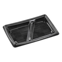 エフピコ 弁当容器 MFPかすが22-15-1 ロッド黒 4M102215 1ケース(900個(50個×18))（直送品）