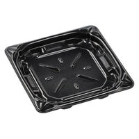 エフピコ 惣菜容器 MFPグリル17-17内嵌合 本体 黒 4M11717A 1ケース(450個(25個×18))（直送品）