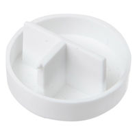 友屋 H型パイプ Mk-2 専用キャップ ホワイト 51277WHT 1ケース(1個)（直送品）