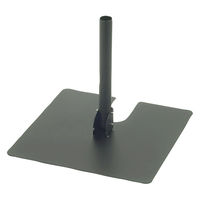 友屋 販促用品 のぼり立てノックダウン ネジ付 58610BLK 1ケース(1個)（直送品）