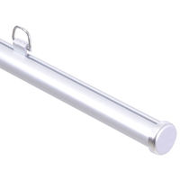 友屋 売場備品 アルミH型パイプ 16-620 シルバー 60175SLV 1ケース(1個)（直送品）