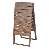 友屋 A型ボード サインボード ブラウン 両面 60514-01 1袋(1個)（直送品）