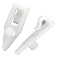 友屋 売場備品 カタログホルダー用フック HB1(2ケ袋入) 61120-01 1袋(1個)（直送品）