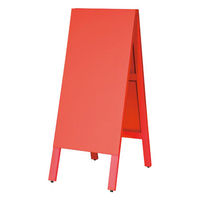 友屋 A型ボード 多目的A型案内板 レッド 両面 チョーク用 61472RED 1袋(1個)（直送品）