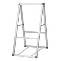 友屋 A型ボード アルネクストサインスタンドA 450×600両面銀 62561-01 1ケース(1個)（直送品）