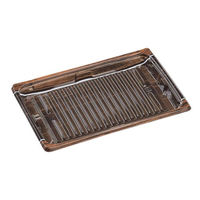 エフピコ 軽食容器 MSDプレイン24-16AG 本体 ボストン茶 7E272416 1ケース(600個(50個×12))（直送品）