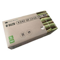 オカモト 使い捨て手袋 862B OKニトリル厚手ブルーS 862B-S 1ケース(20個)（直送品）