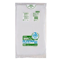 ジャパックス LDゴミ袋 PS98 プライスター 90L 3層 半透明 エコ 10枚 1ケース(60個)（直送品）