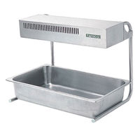 タニコー フードウォーマー TCHW-500EPB 電気ヒートランプウォーマー 卓上型 1ケース(1個)（直送品）