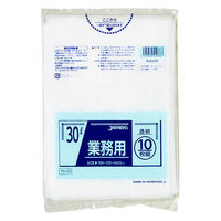 ジャパックス LDゴミ袋 TM33 強力ゴミ袋 30L 透明 10枚 1ケース(80個)（直送品）