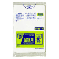 ジャパックス LDゴミ袋 TM29 強力ゴミ袋 20L 半透明 10枚 1ケース(60個)（直送品）