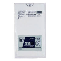 ジャパックス LDゴミ袋 TM954 強力ゴミ袋 90L 半透明 10枚 1ケース(30個)（直送品）