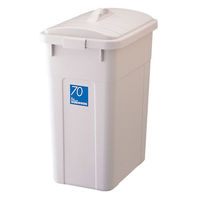 リス W&W 角ペール 70型 (本体) GY VGYC665 1ケース(6個)（直送品）