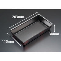 リスパック 弁当容器 豪華重 20-12B たまり朱 RHJU713 1ケース(500個(50個×10))（直送品）