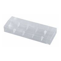 ヤマニパッケージ ギフト箱 マカロンクリアケース5 20-329 1ケース(100個)（直送品）