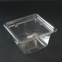 リスパック サラダ容器 バイオカップ キューブ11-60B 00680795 1袋(50個)（直送品）