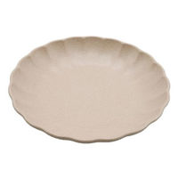 台和 食器 Aube 21cmプレート オーガニックベージュMT(つや消し) SJ-30-OBEM 1ケース(10個)（直送品）