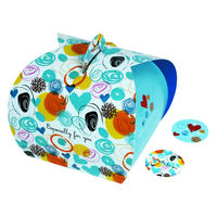 ヤマニパッケージ ギフト箱 バルーンBOX エスペシャリーフォーユーブルー 20-726 1ケース(100個)（直送品）