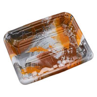 リスパック 刺身容器 バイオPET 流し盛 20-16B 海洋オレンジ FAPU332 1ケース(800個(50個×16))（直送品）