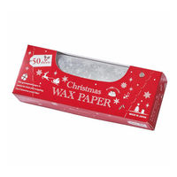 天満紙器 クッキングシート XW110BワックスペーパーBOX スノーフレーク 6090629 1ケース(5000個(50個×100))（直送品）