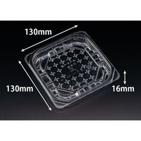 リスパック 惣菜容器 バイオ 優角 13-13B PBQB060 1袋(100個)（直送品）