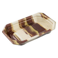 中央化学 軽食容器 TP デリグー 20-13F 陶里BR 身 00808640 1袋(50個)（直送品）