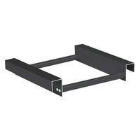 友屋 グリップA A2片面用注水置台 黒 36024-3B 1袋(1個)（直送品）