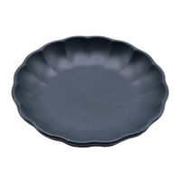 台和 食器 Aube 16cmプレート スレートグレーMT(つや消し) SJ-31-SLGM 1ケース(10個)（直送品）