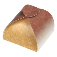 ヤマニパッケージ ギフト箱 包み小箱 和衣 茶橙 19-119BO 1ケース(500個(100個×5))（直送品）