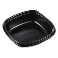 中央化学 寿司桶 HS桶 K160 BK 身LL 00814154 1袋(50個)（直送品）