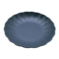 台和 食器 Aube 21cmプレート スレートグレーMT(つや消し) SJ-30-SLGM 1ケース(10個)（直送品）