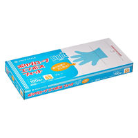 パックスタイル 使い捨て手袋 ポリ手袋ライトフィット箱入 青 SS 00768645 1ケース(6000個(100個×60))（直送品）