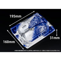 リスパック 刺身容器 堤盛 20-17B せんれい銀 FLHL311 1袋(50個)（直送品）