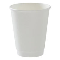 サンナップ 紙コップ エアウォールカップ ホワイト 260ML 25枚入 C2625EW 1ケース(40個)（直送品）