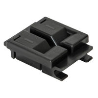 友屋 売場備品 アドフロアシステム ジョイントパーツ 黒 62390-06 1袋(1個)（直送品）