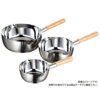 赤川器物製作所 AG21-0 電磁雪平鍋 ミラー仕上 18cm 19218 1袋(1個)（直送品）