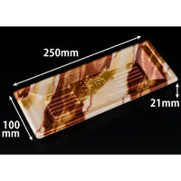 リスパック 寿司容器 万角25-10B はなの茶 RSAK442 1ケース(1000個(50個×20))（直送品）