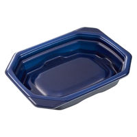 中央化学 軽食容器 TP デリグー 16-13F 紺 身 00808623 1袋(50個)（直送品）