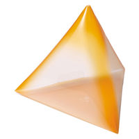 ヤマニパッケージ ギフト箱 カラフルテトラ オレンジ 20-1968OR 1ケース(200個(100個×2))（直送品）