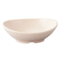 台和 食器 CORE バイオマス12cmオーバルボール オーガニックベージュMT(つや消し) SS-905-OBEM 1ケース(10個)（直送品）