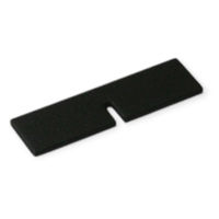 アクタ 仕切板88×25 黒無地(1溝) 2000021533 1ケース(400個(25個×16))（直送品）